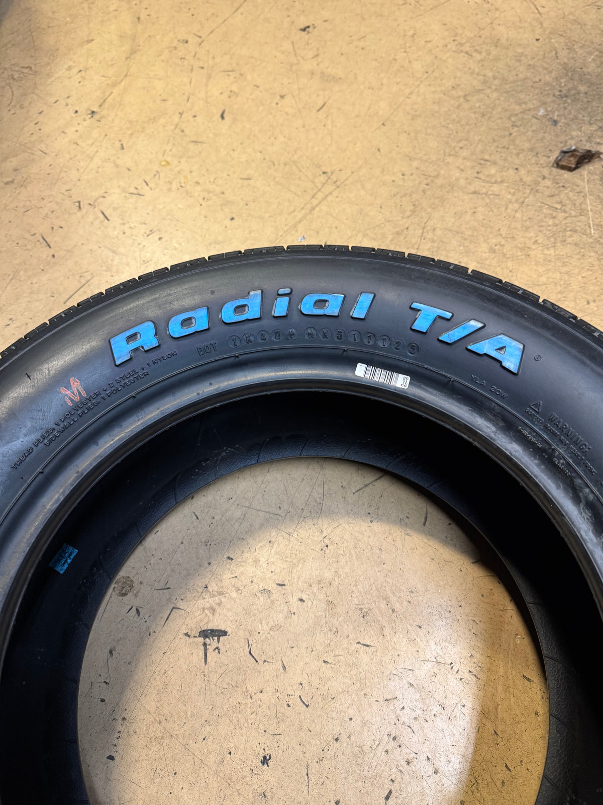 NOS BFGOODRICH RADIAL T/A RWL P 225 60 15 95S ALL SEASON TIRE 10971