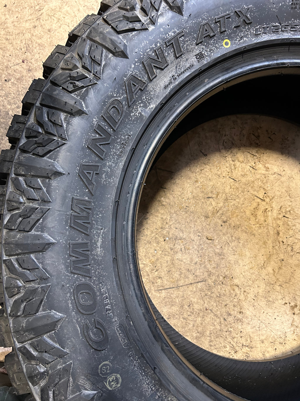 KANATI COMMANDANT ATX LT 265 70 18 127/124Q 12PLY ALL TERRAIN TIRE LCO1826570F