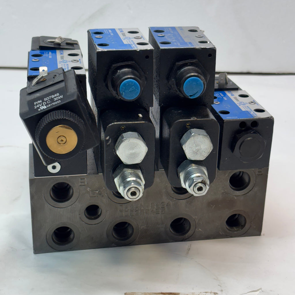 DAMAN HYDRAULIC SOLENOID VALVE ASSEMBLY WITH MANIFOLD DD03P042S