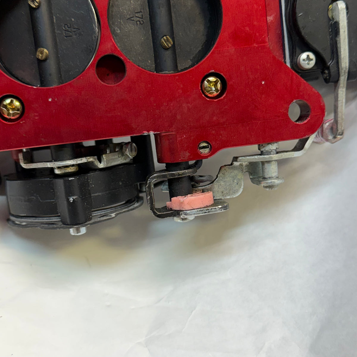 QUICK FUEL CARBURETOR CARB 750 CFM BR-67320 BRAWLER STREET MECHANICAL BLACK RED