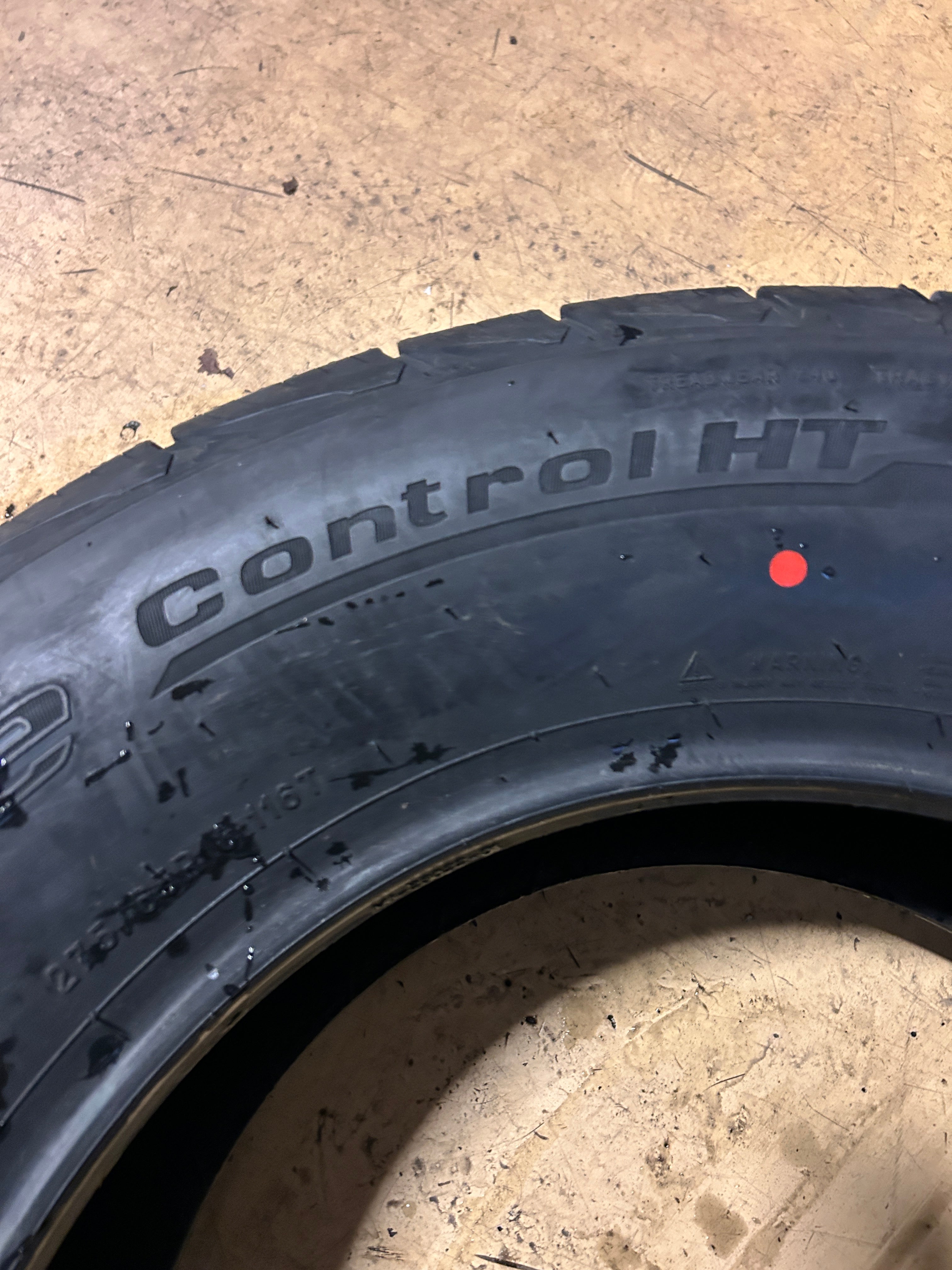 4 BFGOODRICH ADVANTAGE CONTROL HT ALL SEASON BSW P 275 65 18 116T TIRE 04034