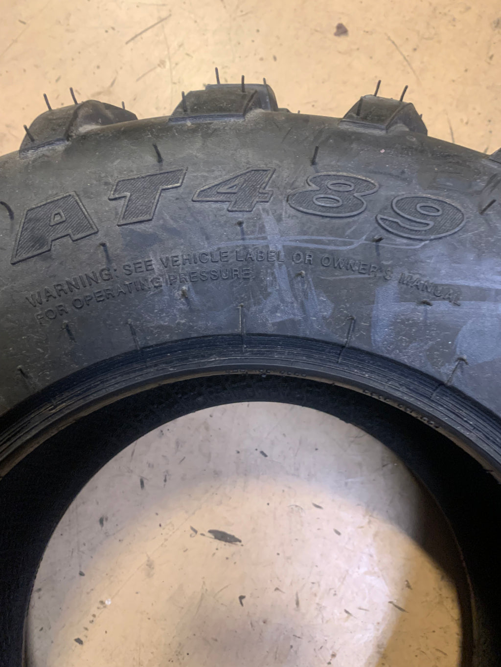 CARLISLE AT489 BSW AT  25 10 12 4 PLY ATV/UTV TIRE 560416