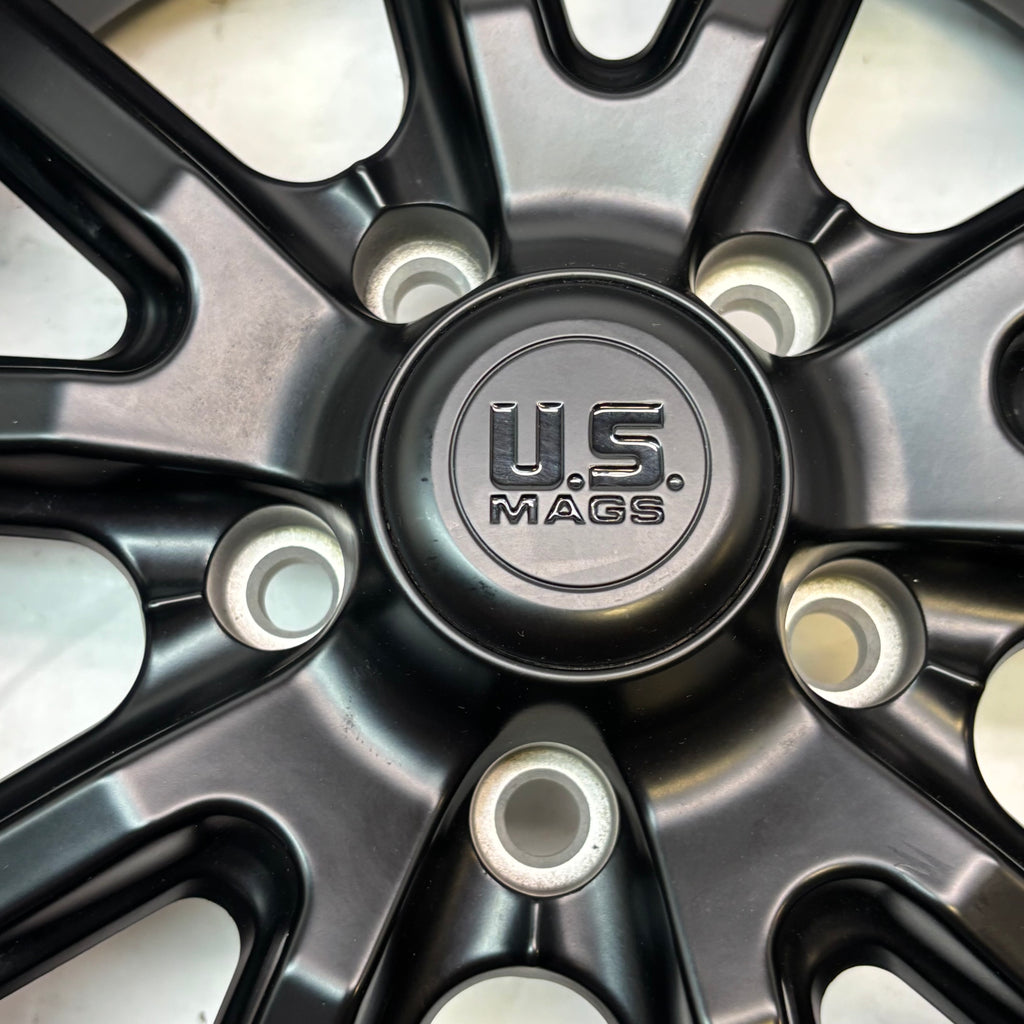 US MAGS U123 RAMBLER GLOSS BLACK MATTE BLACK 18X8 5X120.65 ET 1 1002-46BLD