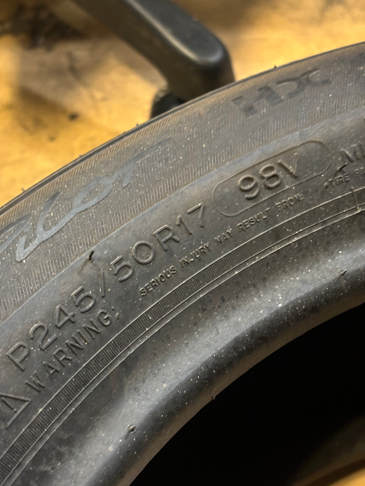 2 MICHELIN PILOT HX MXM4 P 245 50 17 98V SL ALL SEASON TIRES 29719