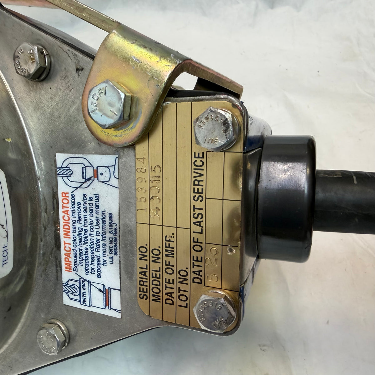 USED DBI SALA 3400115 SELF RETRACTING LIFELINE CONFINED SPACE WINCH 50 FT