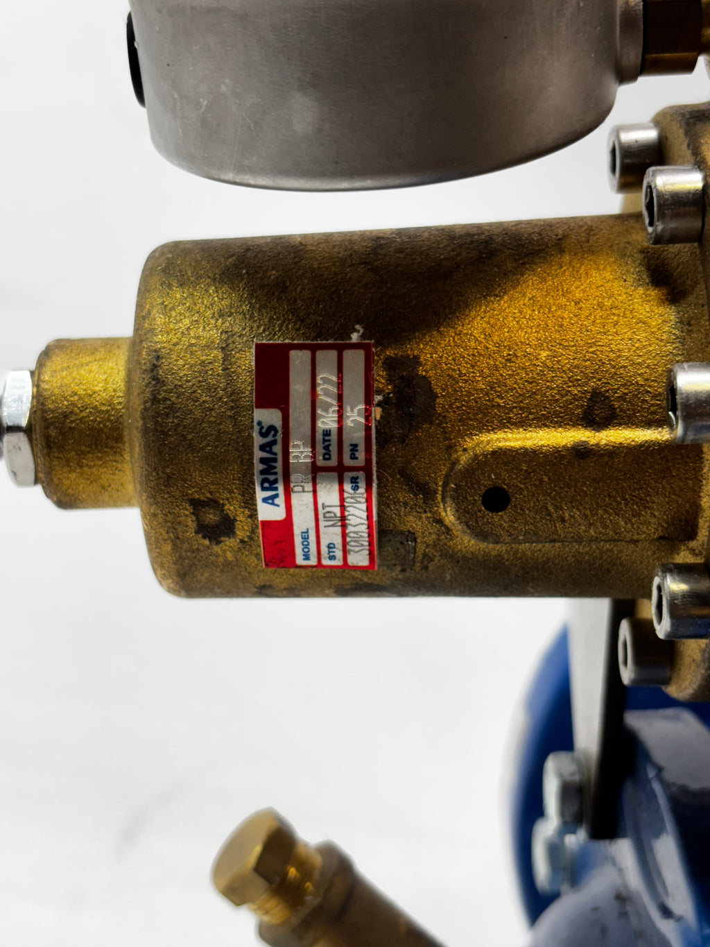 ARMAS PRESSURE REDUCING VALVE PN25 PR B P METAL PILOT 77 SERIES 2”-8”
