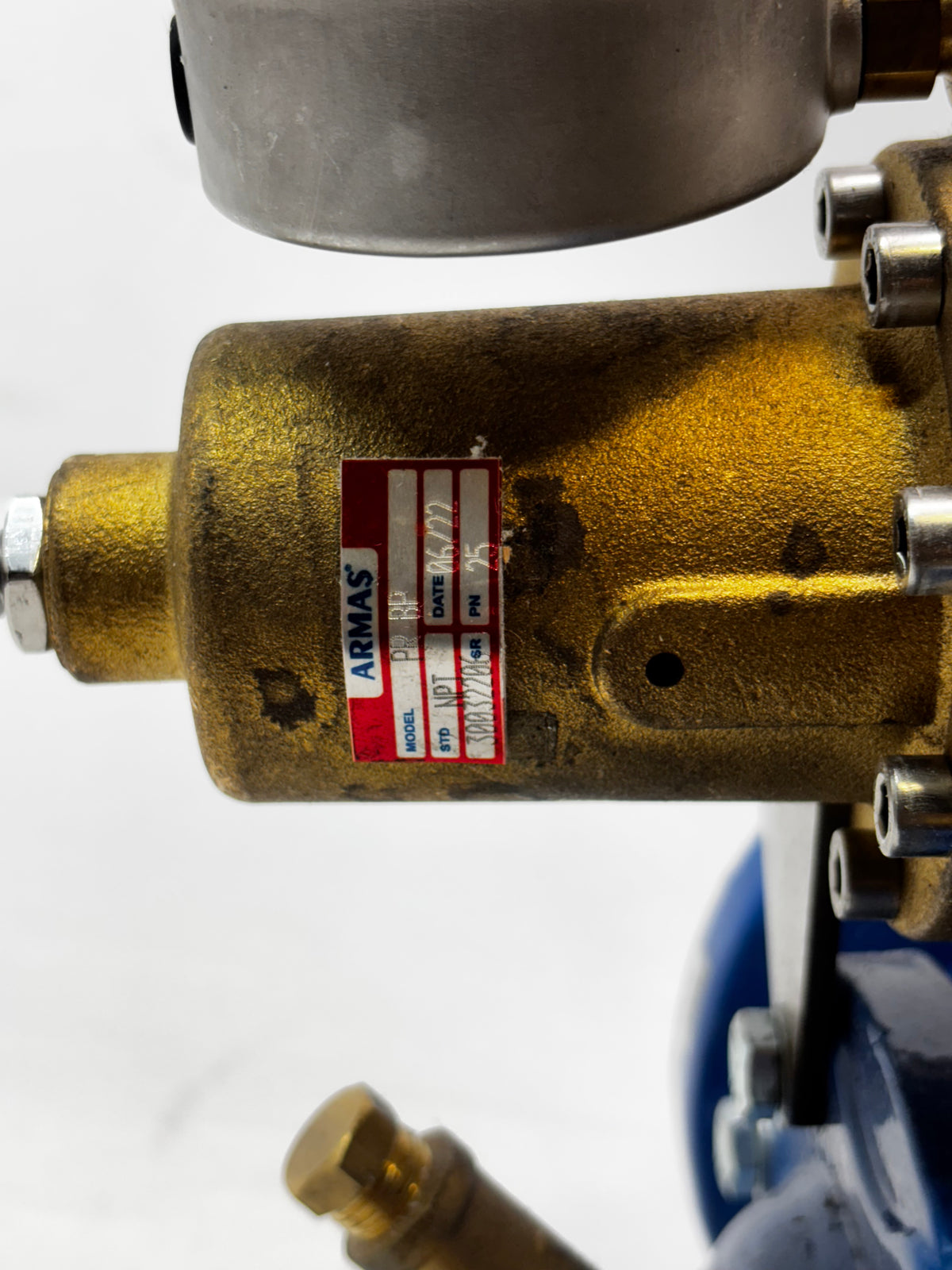 ARMAS PRESSURE REDUCING VALVE PN25 PR B P METAL PILOT 77 SERIES 2”-8”