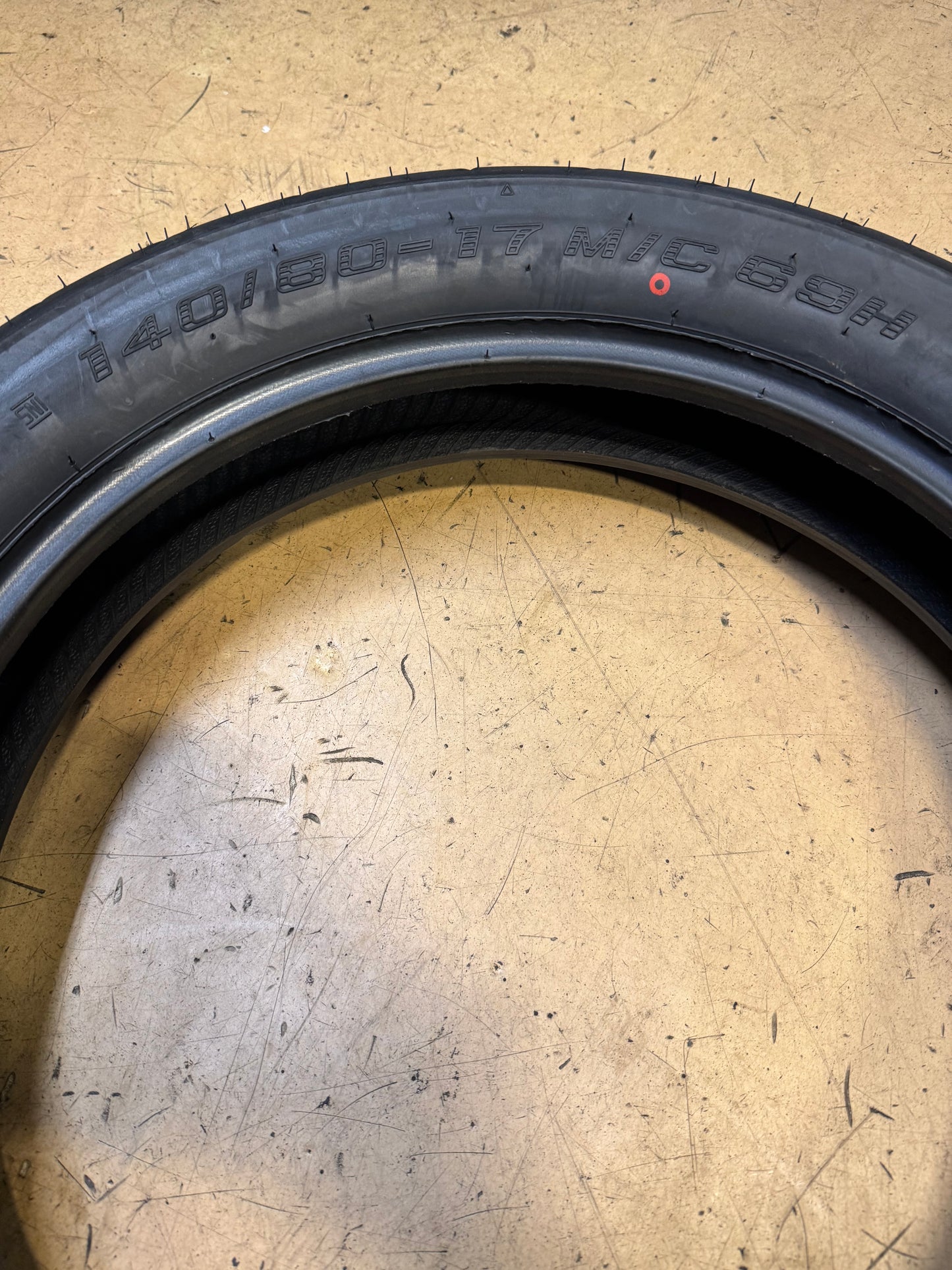 SHINKO SR777 BSW 140 80 17 69H FRONT MOTORCYCLE TIRE 874561