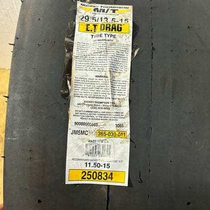 MICKEY THOMPSON ET DRAG WL 29.5 13.5 15 DRAG RACING SLICK TIRE 90000000863