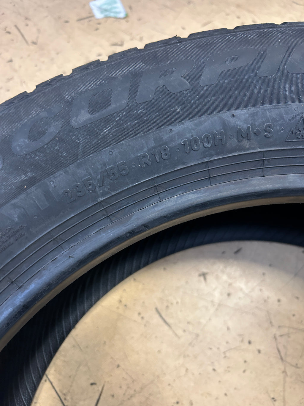 2 PIRELLI SCORPION WEATHERACTIVE BSW P 235 55 18 100H ALL SEASON TIRE 4163000