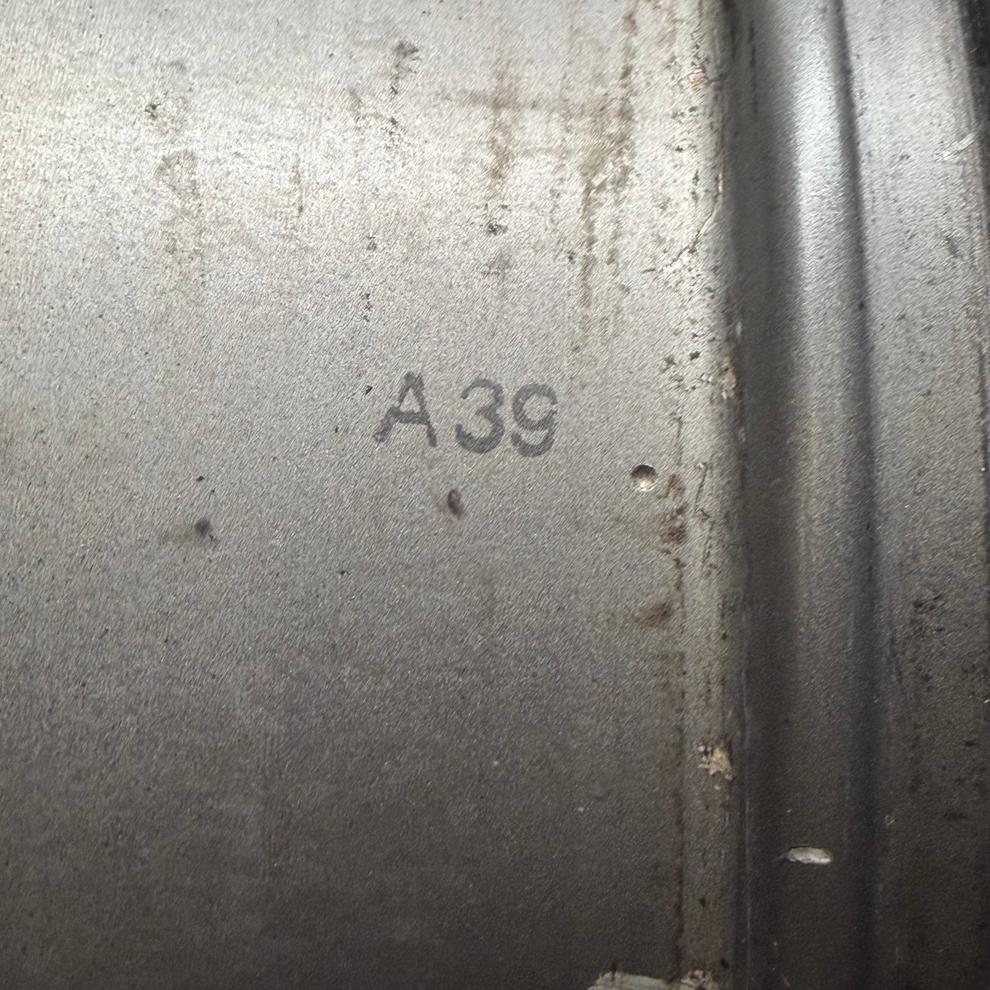 USED PORSCHE 997 TURBO 19X8.5 ET56 5X130 GUNMETAL GRAY MACHINED FACE 997 352 156 05