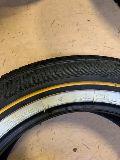 VOGUE CUSTOM BUILT RADIAL XIII WHITE AND GOLD P 275 55 20 117H XL TIRE 02213201