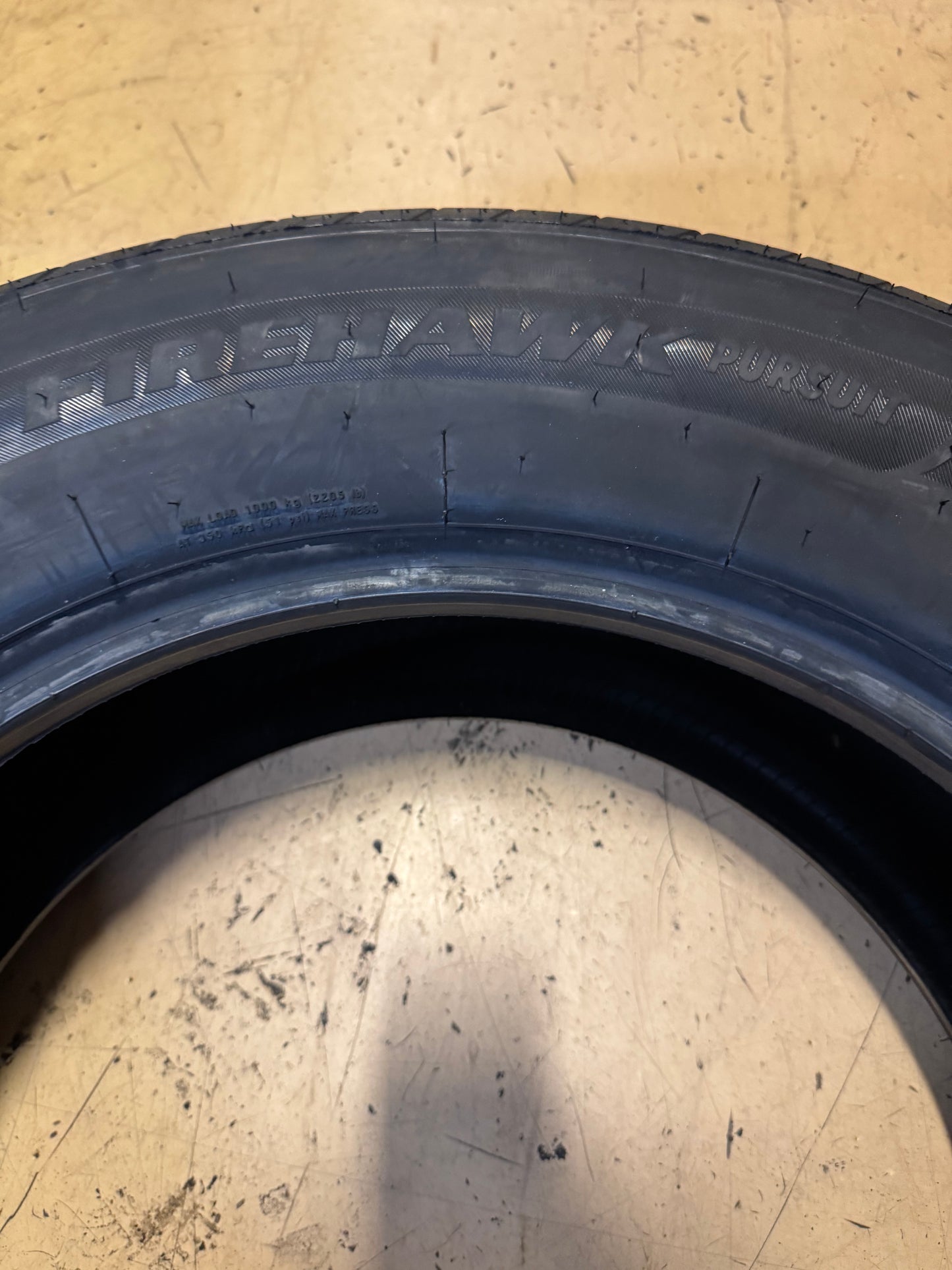 FIRESTONE FIREHAWK PURSUIT BSW P 255 60 18 108V ALL SEASON TIRE 012114