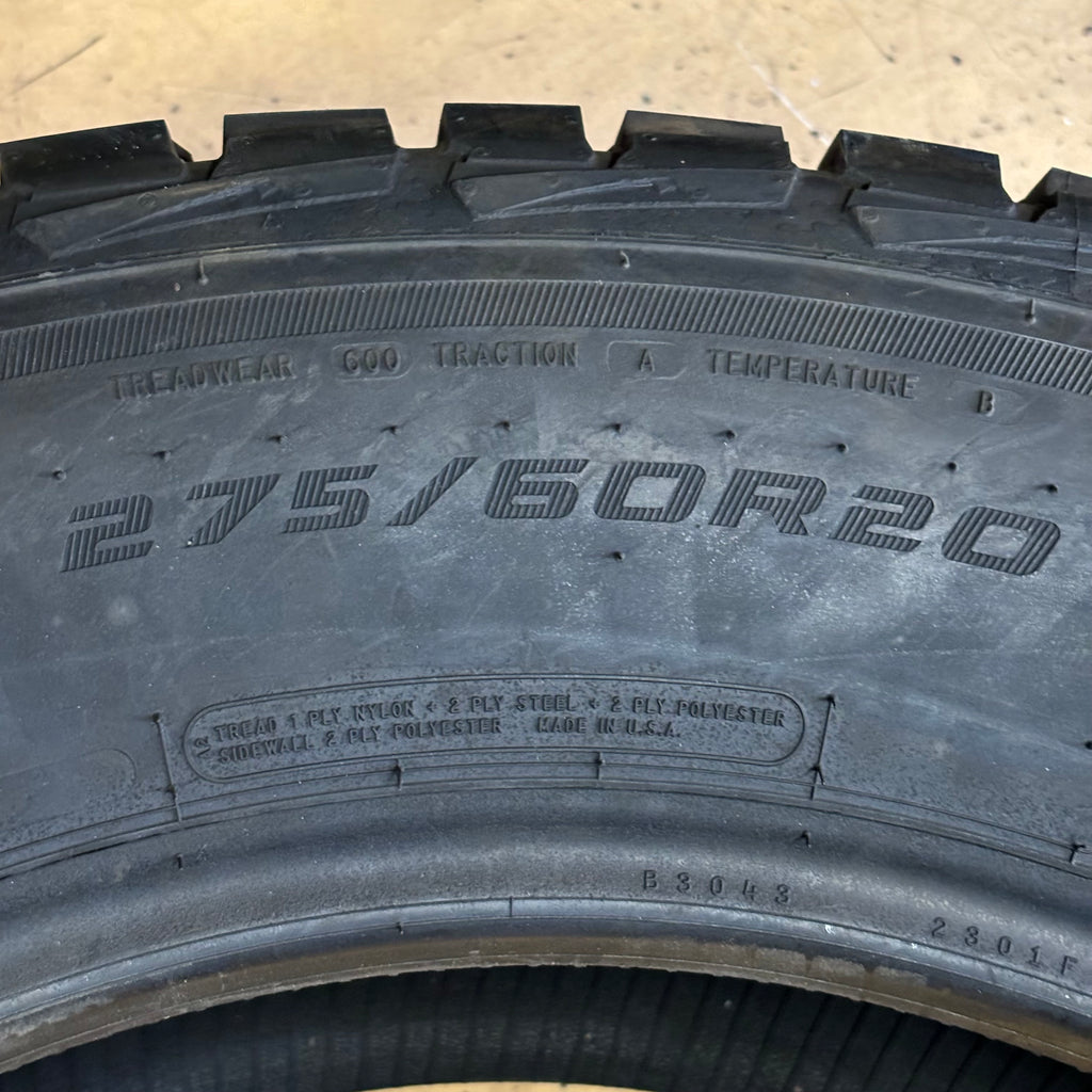 COOPER DISCOVERER RTX2 BSW P 275 60 20 115T SL ALL TERRAIN TIRE 90000082080