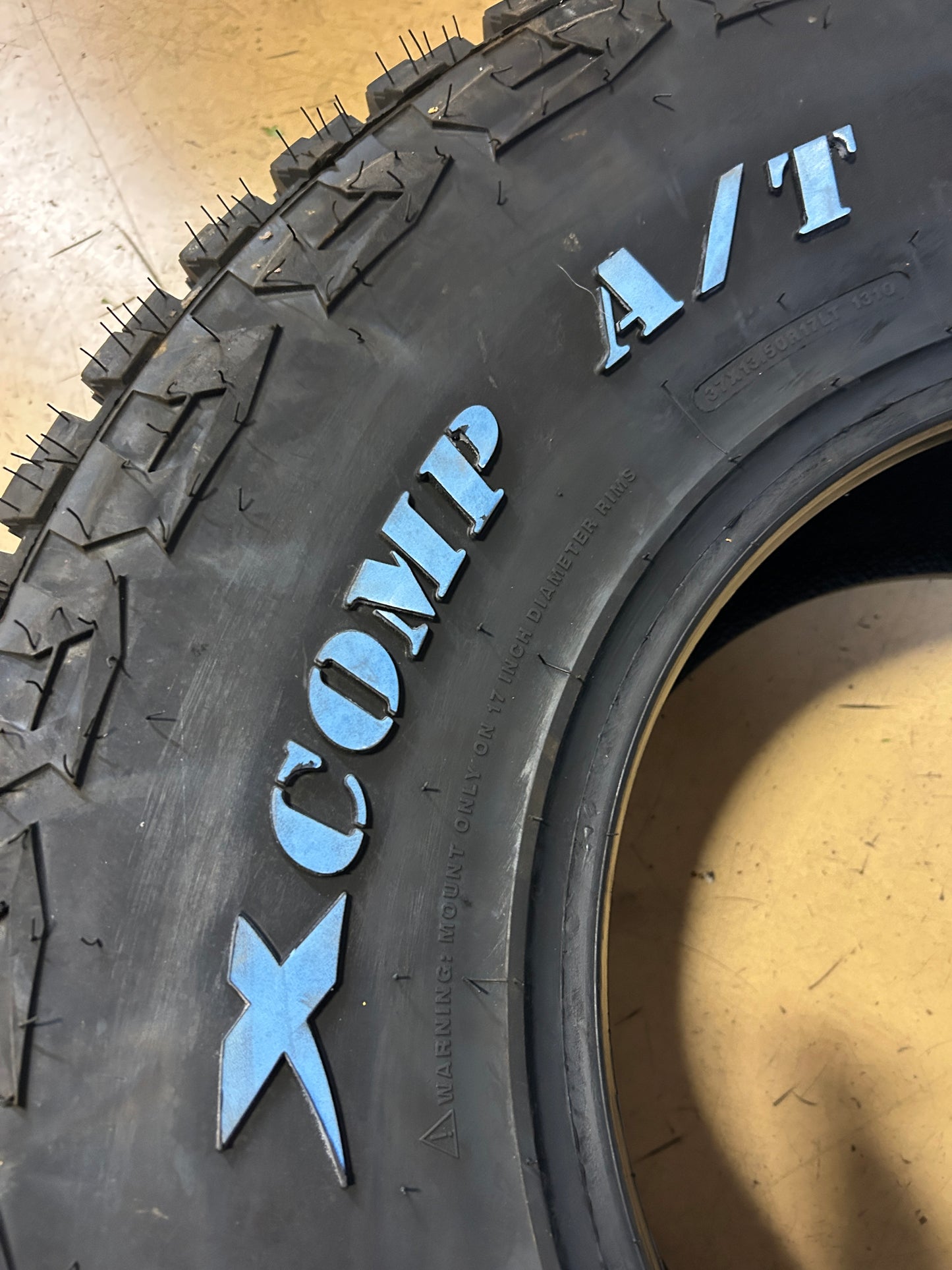 GLADIATOR X COMP A/T RWL LT 37 13.5 17 131Q 10PLY ALL TERRAIN TIRE 1932367337