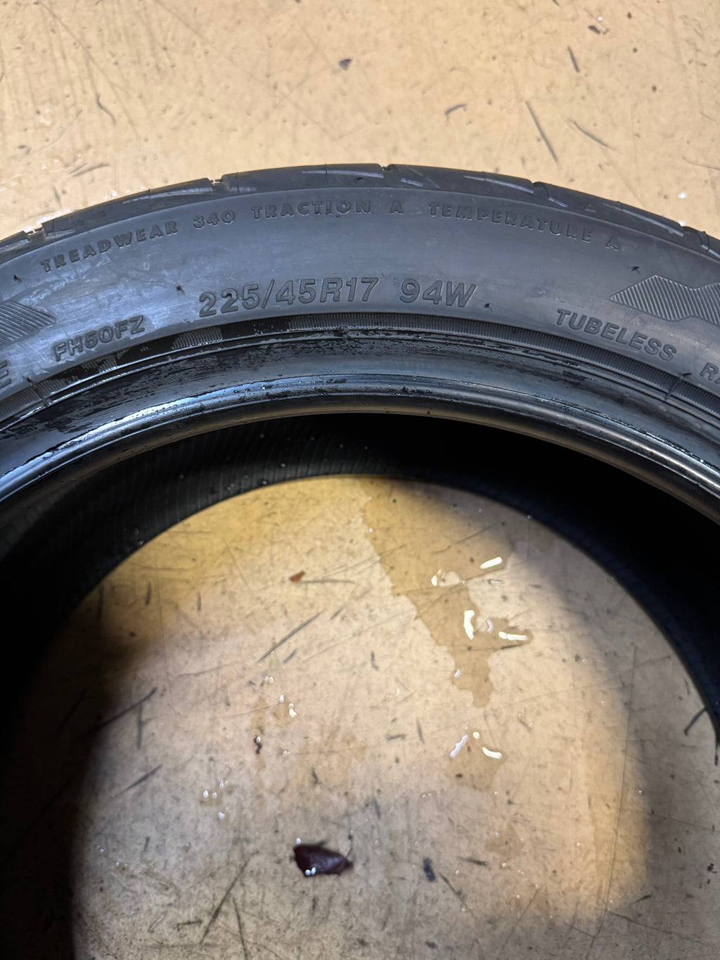 FIRESTONE FIREHAWK INDY 500 BSW P 225 45 17 94W XL UHP SUMMER TIRE 012105