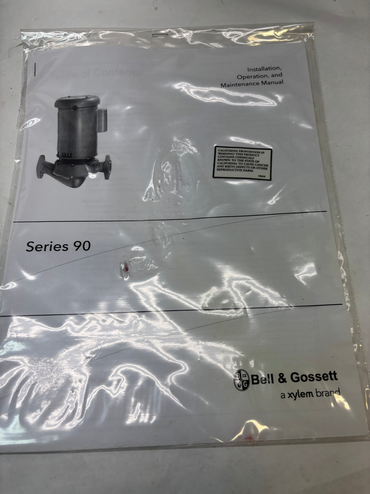BELL AND GOSSETT 90 SERIES PUMP 90-39T 2A 179053 W79053
