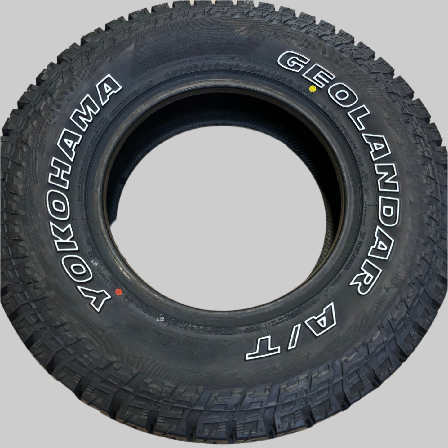 YOKOHAMA GEOLANDAR A/T G015 RWL LT 235 75 15 104/101S LRC 6PLY ALL TERRAIN TIRE 110101510