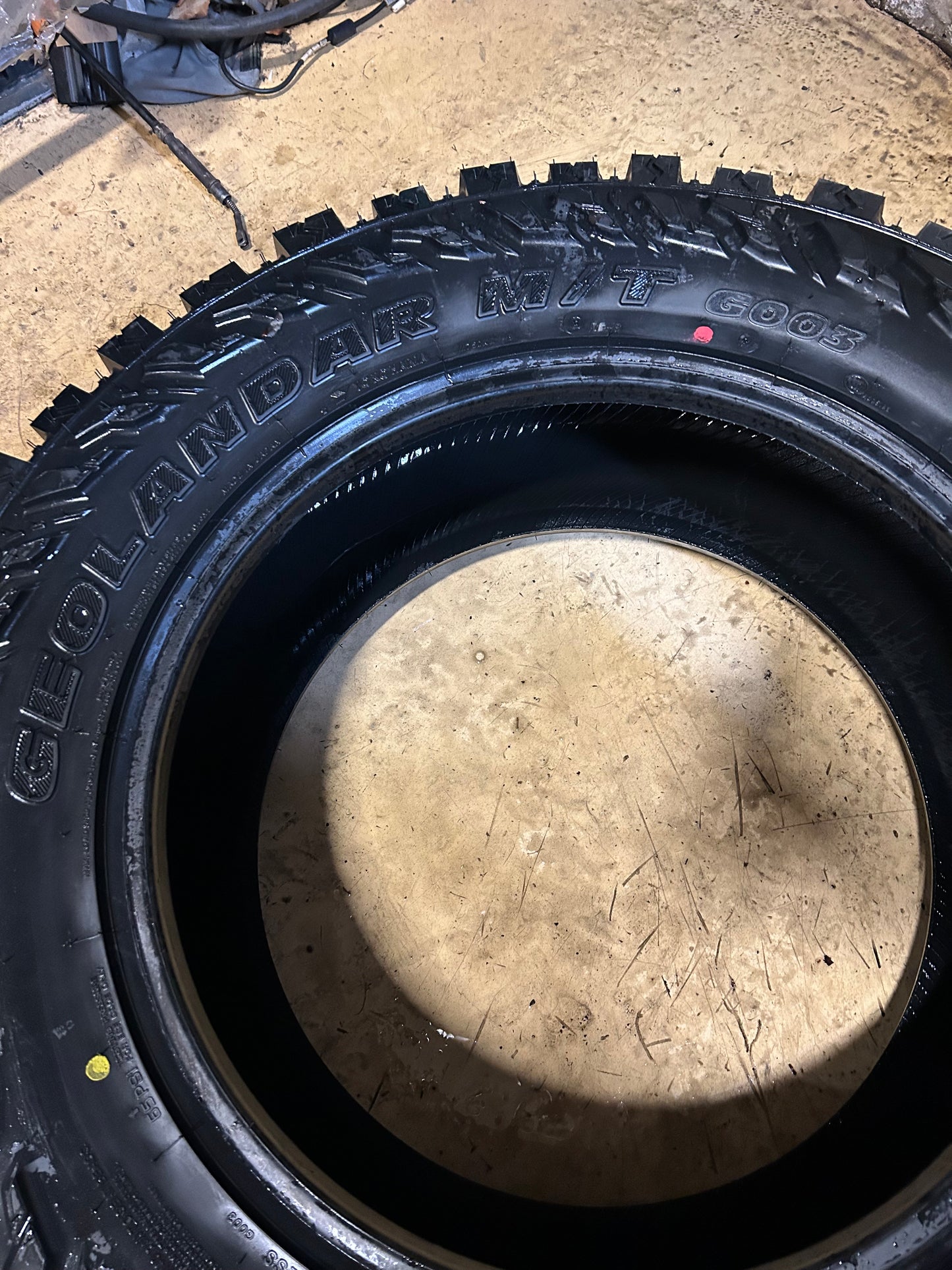 YOKOHAMA GEOLANDAR M/T G003 BSW LT 35 12.5 20 121Q 10PLY MUD TIRE 110133331