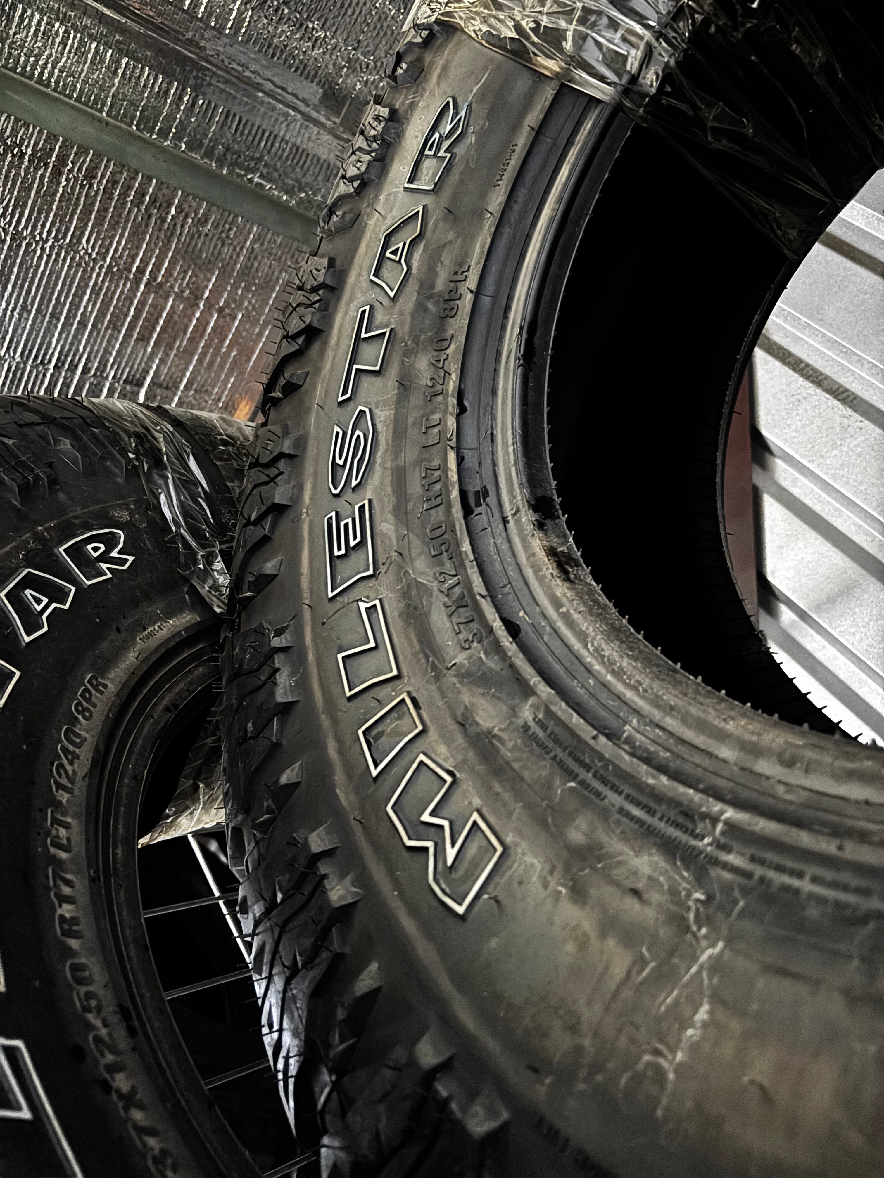 (KSL ONLY) 4 MILESTAR PATAGONIA M/T / MT-02  BSW LT 37 12.5 17 124Q MUD TERRAIN TIRE 22050500 / 22050504