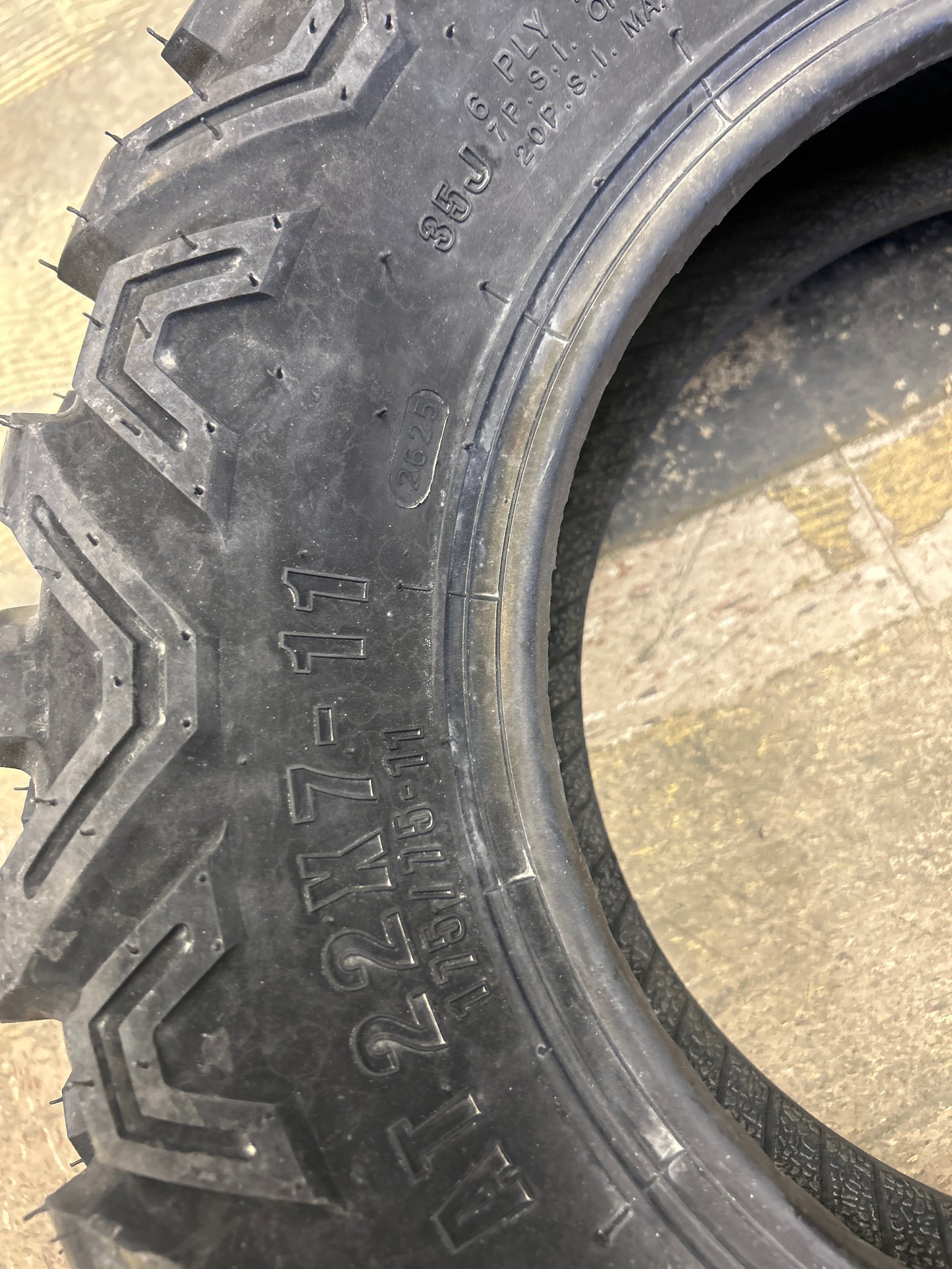 SUNF POWER II A051 BSW AT 22 7 11 35J 6PLY ATV/UTV TIRE MSA051220711