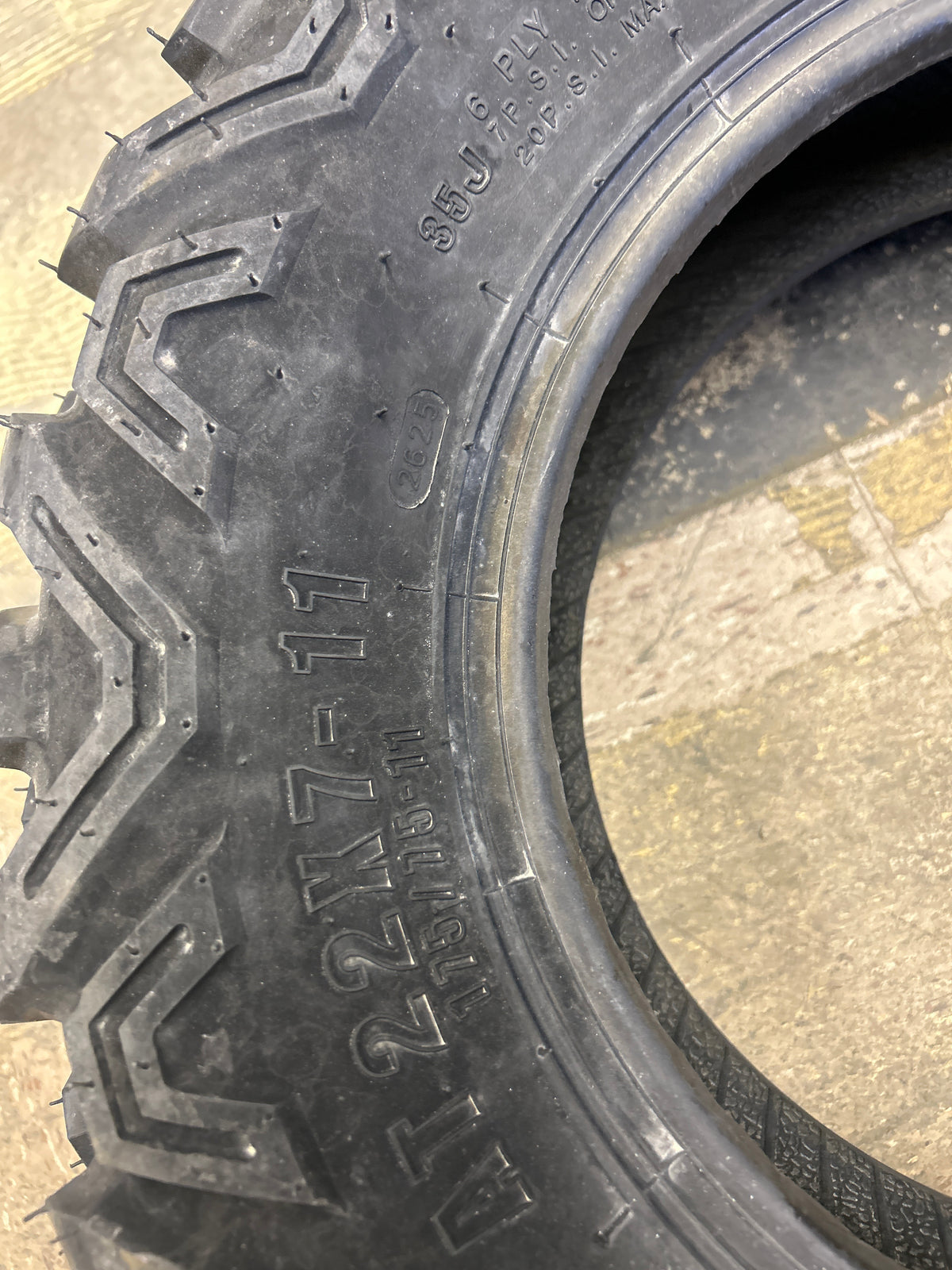 SUNF POWER II A051 BSW AT 22 7 11 35J 6PLY ATV/UTV TIRE MSA051220711