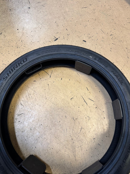 SHINKO SR999 HD LONG HAUL BSW 100 90 19 61H FRONT MOTORCYCLE TIRE 874916