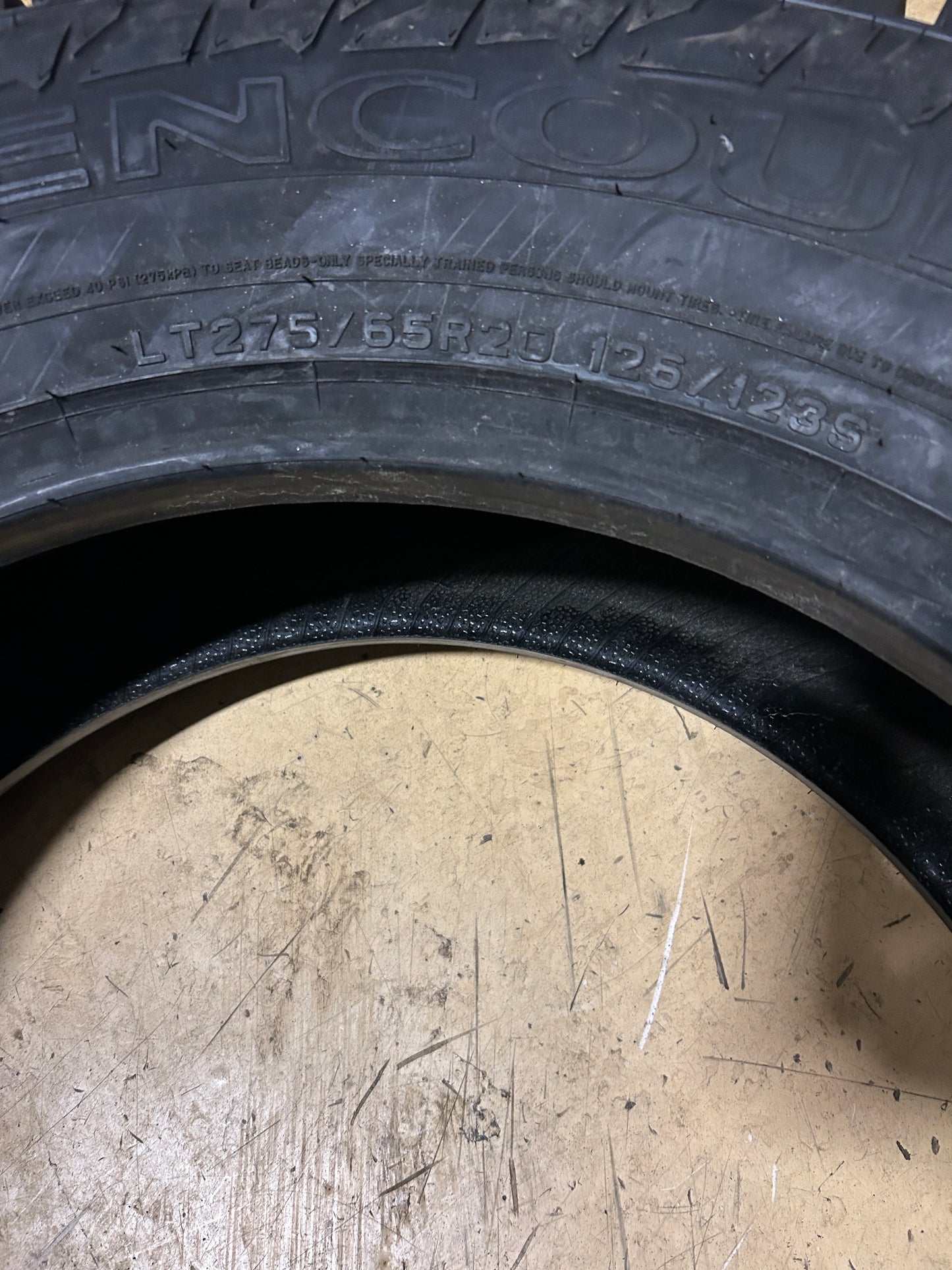 SUMITOMO ENCOUNTER AT BSW LT 275 65 20 126/123S 10PLY ALL TERRAIN TIRE ATH43