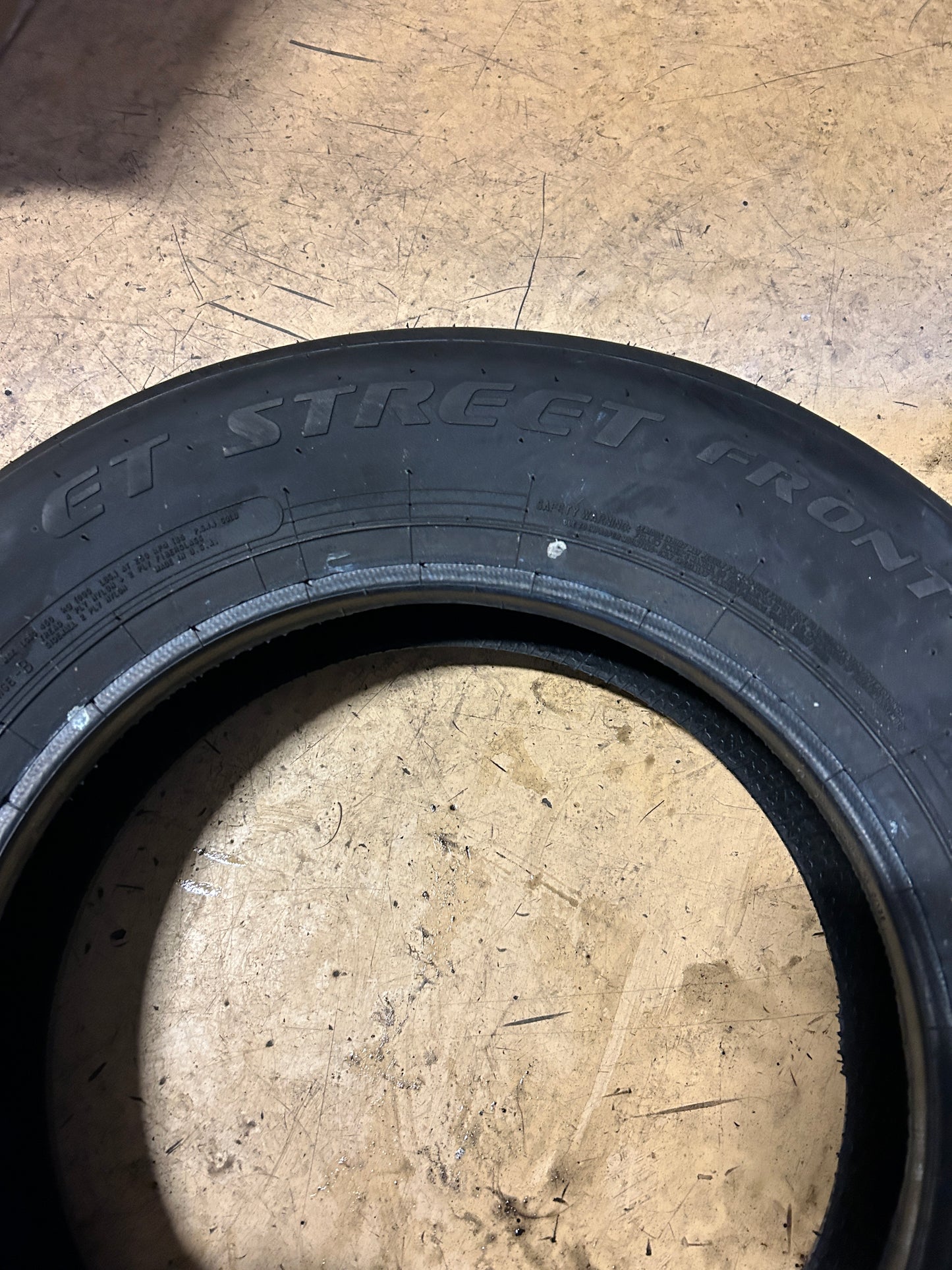 2 MICKEY THOMPSON ET STREET FRONT BSW LT 26 6 15 4PLY FRONT DRAG TIRE 250738