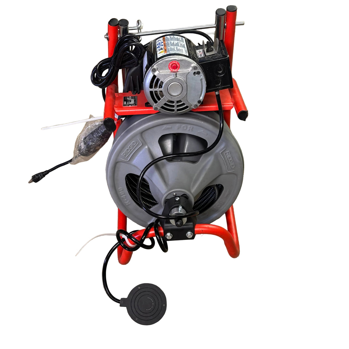 RIDGID K-400 DRAIN CLEANING SNAKE AUGER 120-VOLT DRUM MACHINE K-400-T3