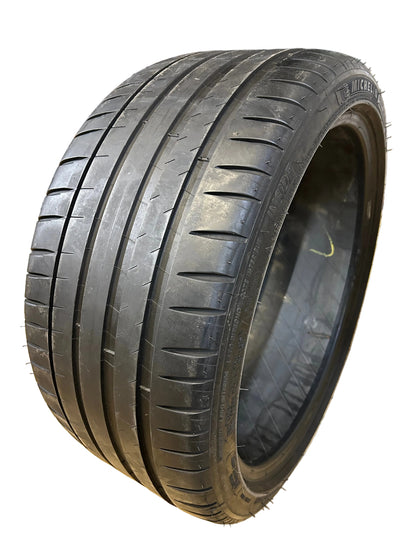 USED 6/32” MICHELIN PILOT SPORT 4 BSW P 255 35 19 96Y XL ALL SEASON TIRE 18029