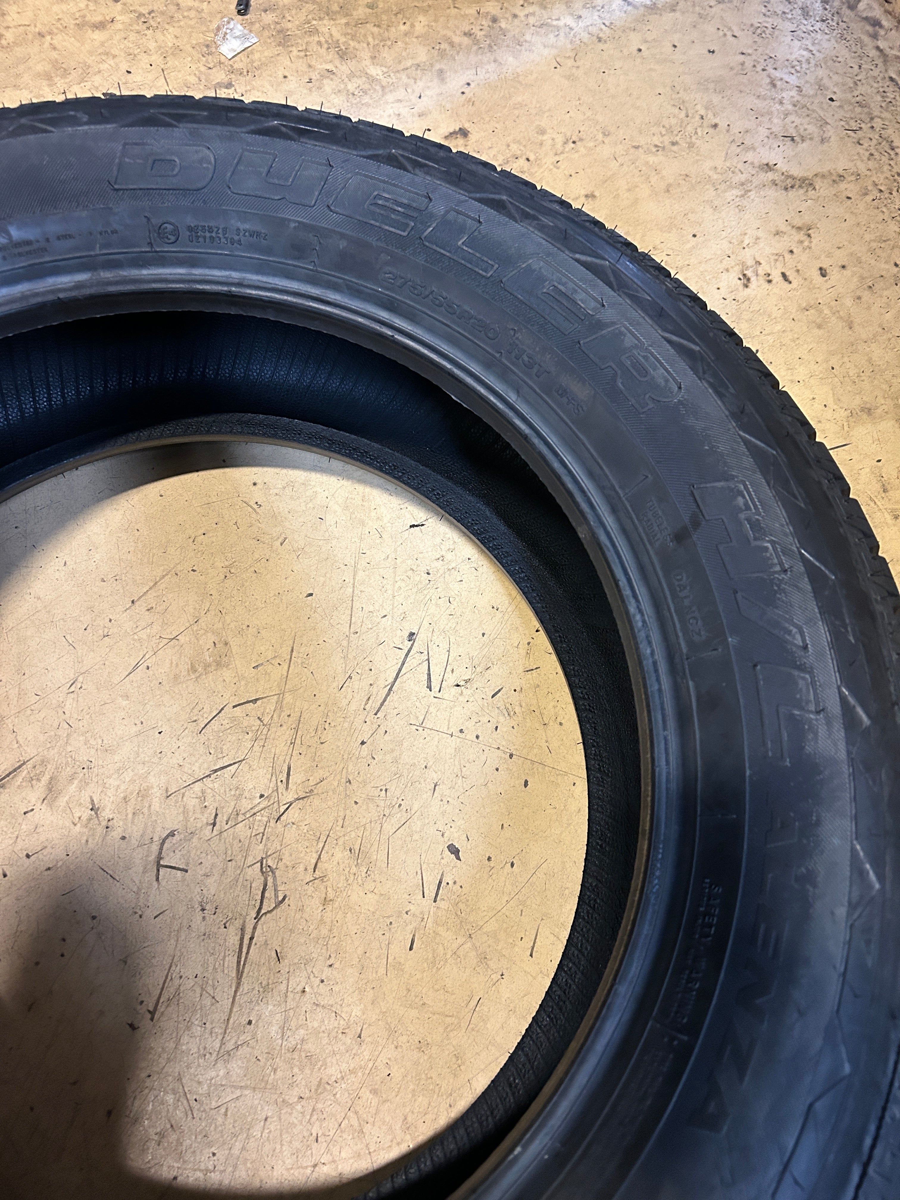 BRIDGESTONE DUELER H/L ALENZA BSW P 275 55 20 113T ALL SEASON TIRE 000863