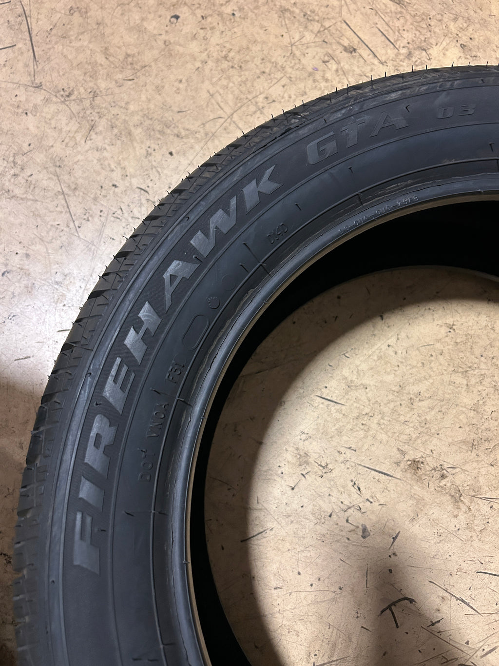 2 NOS FIRESTONE FIREHAWK GTA-03 BSW P 215 55 18 94T ALL SEASON TIRE 043495