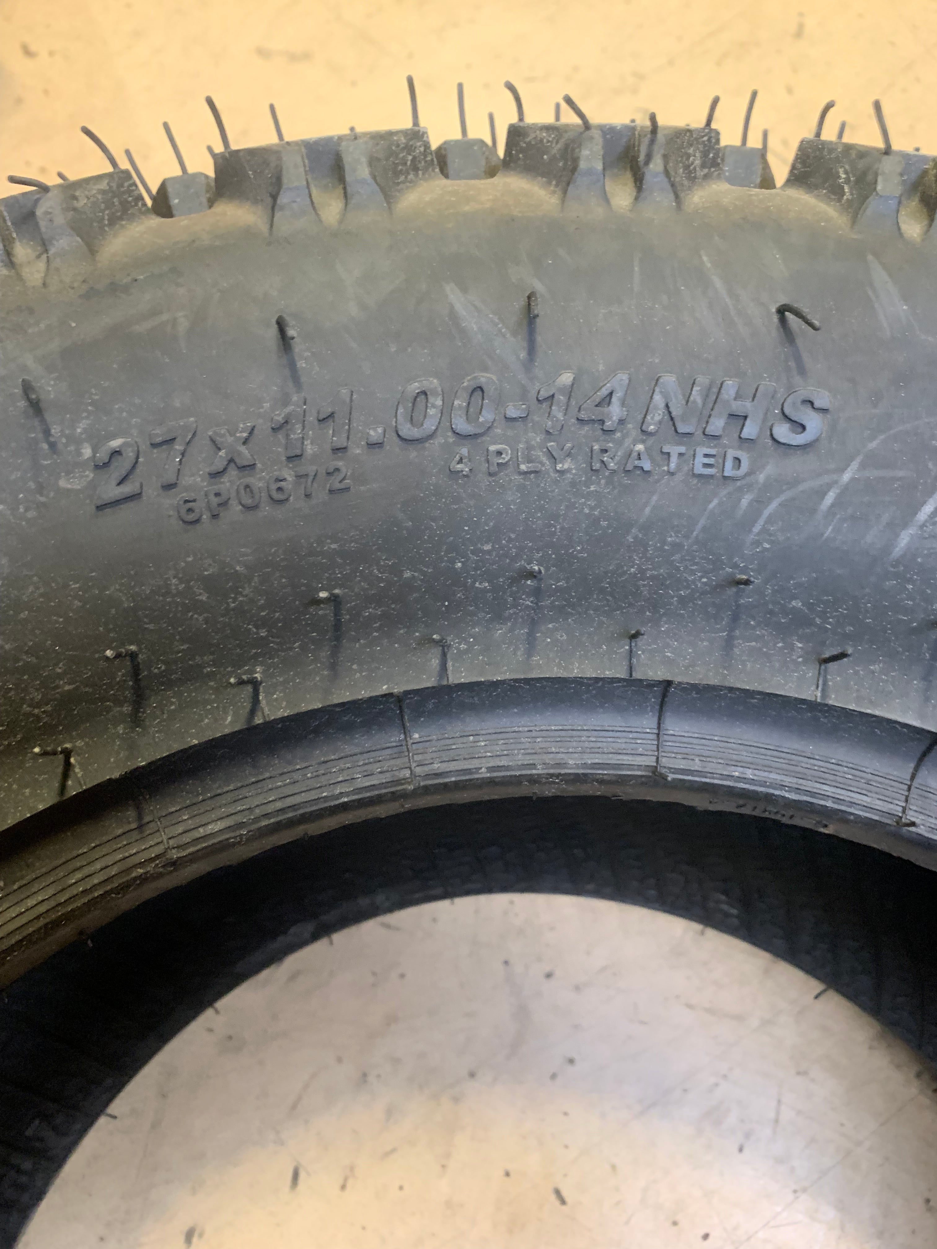 NOS CARLISLE ALL TRAIL BSW AT 27 11 14 4 PLY ATV/UTV TIRE 6P0672