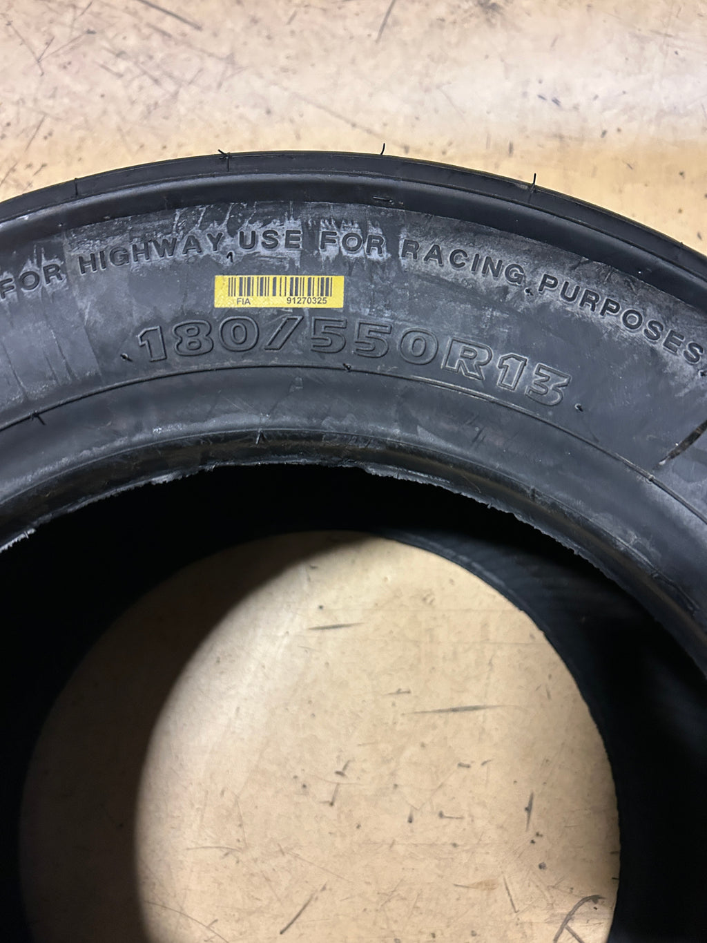 HANKOOK VENTUS F200 BSW P 180 550 13 DRAG SLICK TIRE 1016444