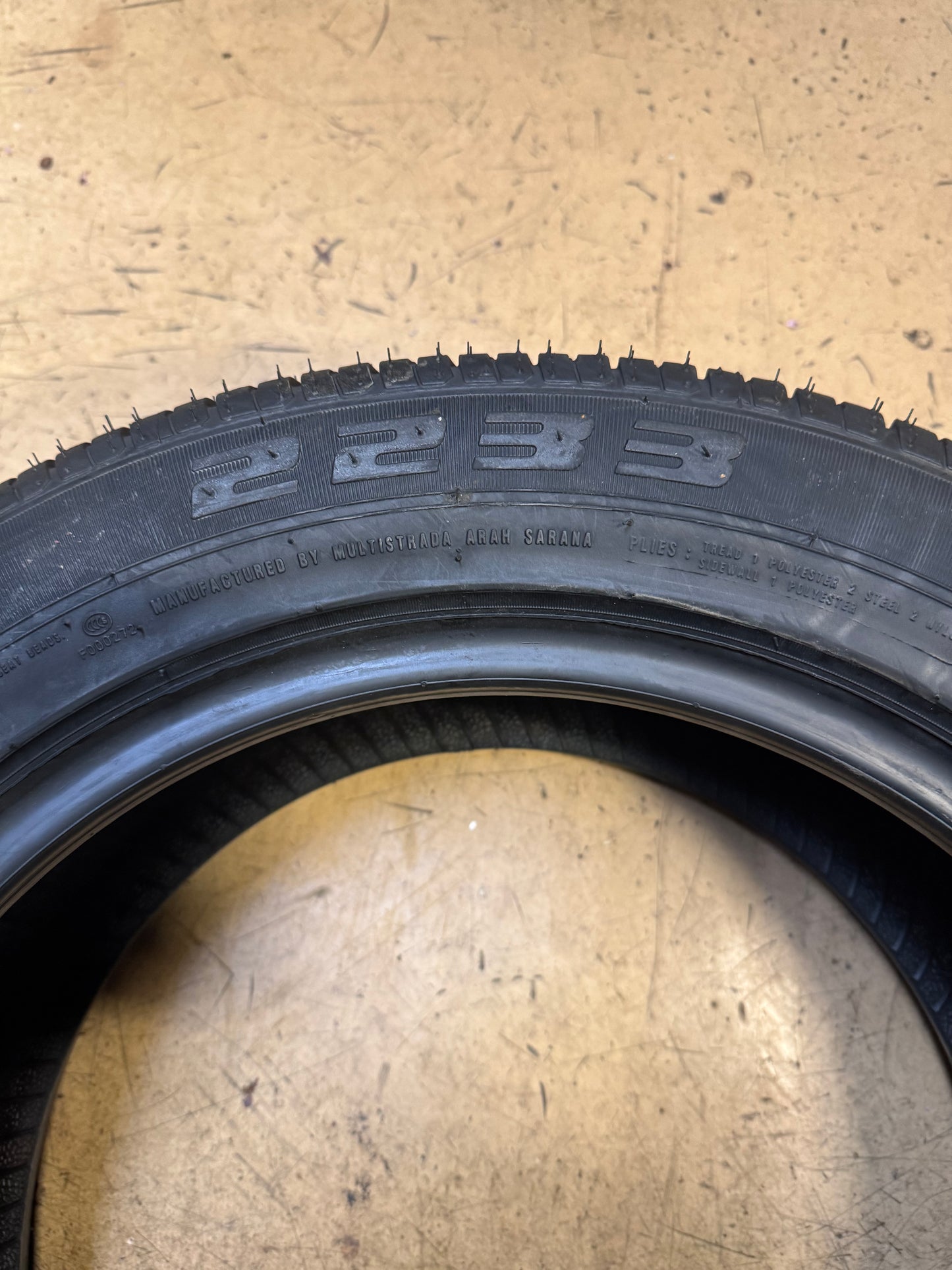 2 NOS ACHILLES 2233 BSW P  205 55 16 91V UHP SUMMER TIRE MAC205516V