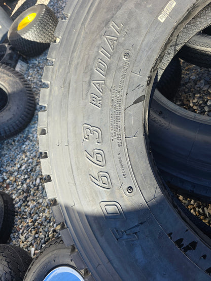 FIRESTONE FD663 BSW  11 24.5 14PLY DRIVE TIRE 281069