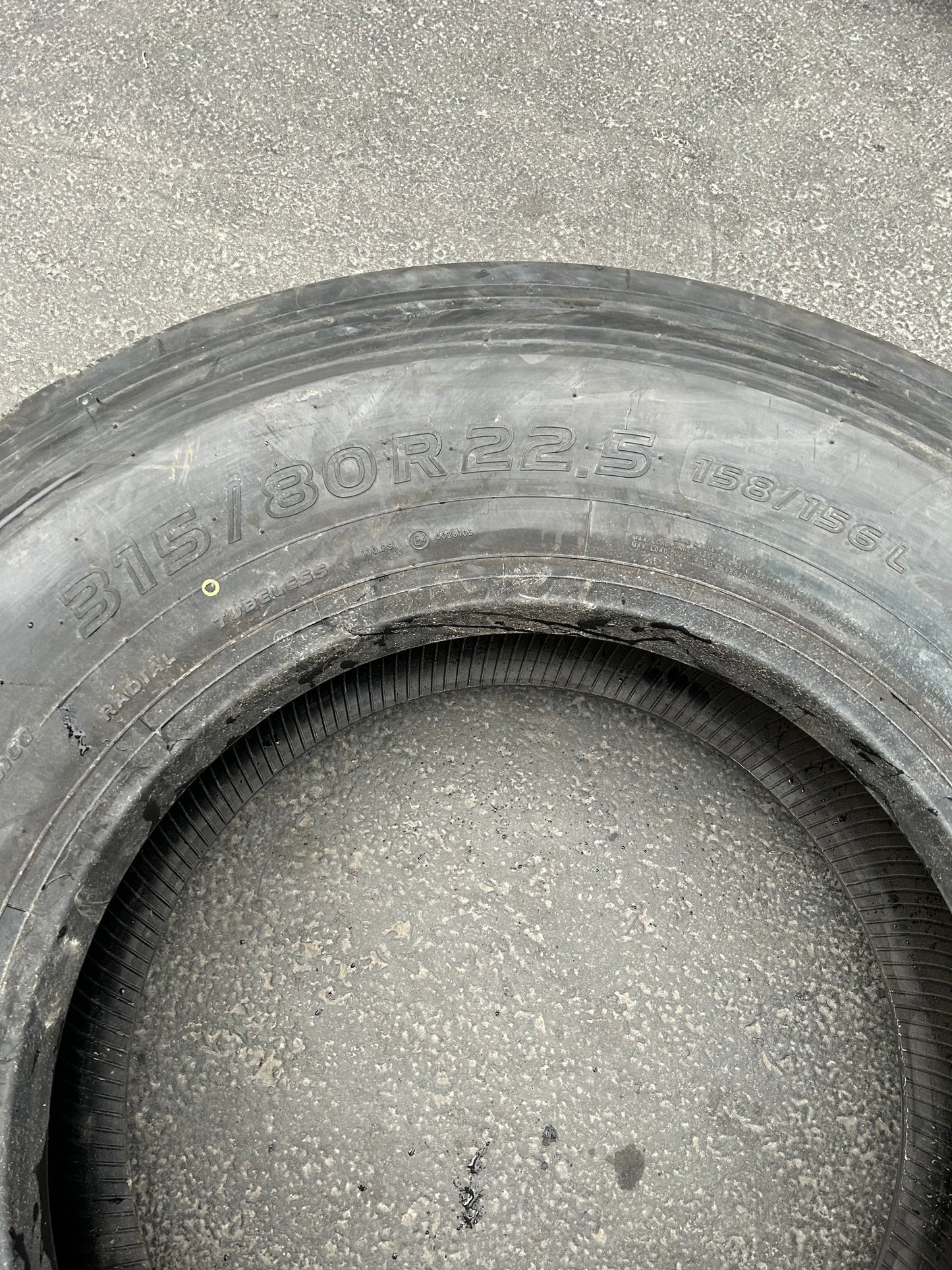 TOYO M144A BSW 315 80 22.5 158/156L 20PLY ALL POSITION TIRE 548370