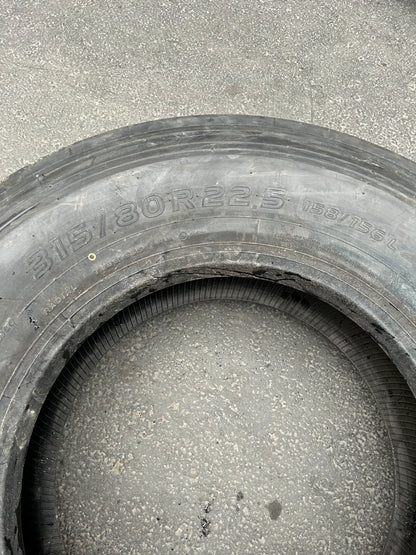 TOYO M144A BSW 315 80 22.5 158/156L 20PLY ALL POSITION TIRE 548370