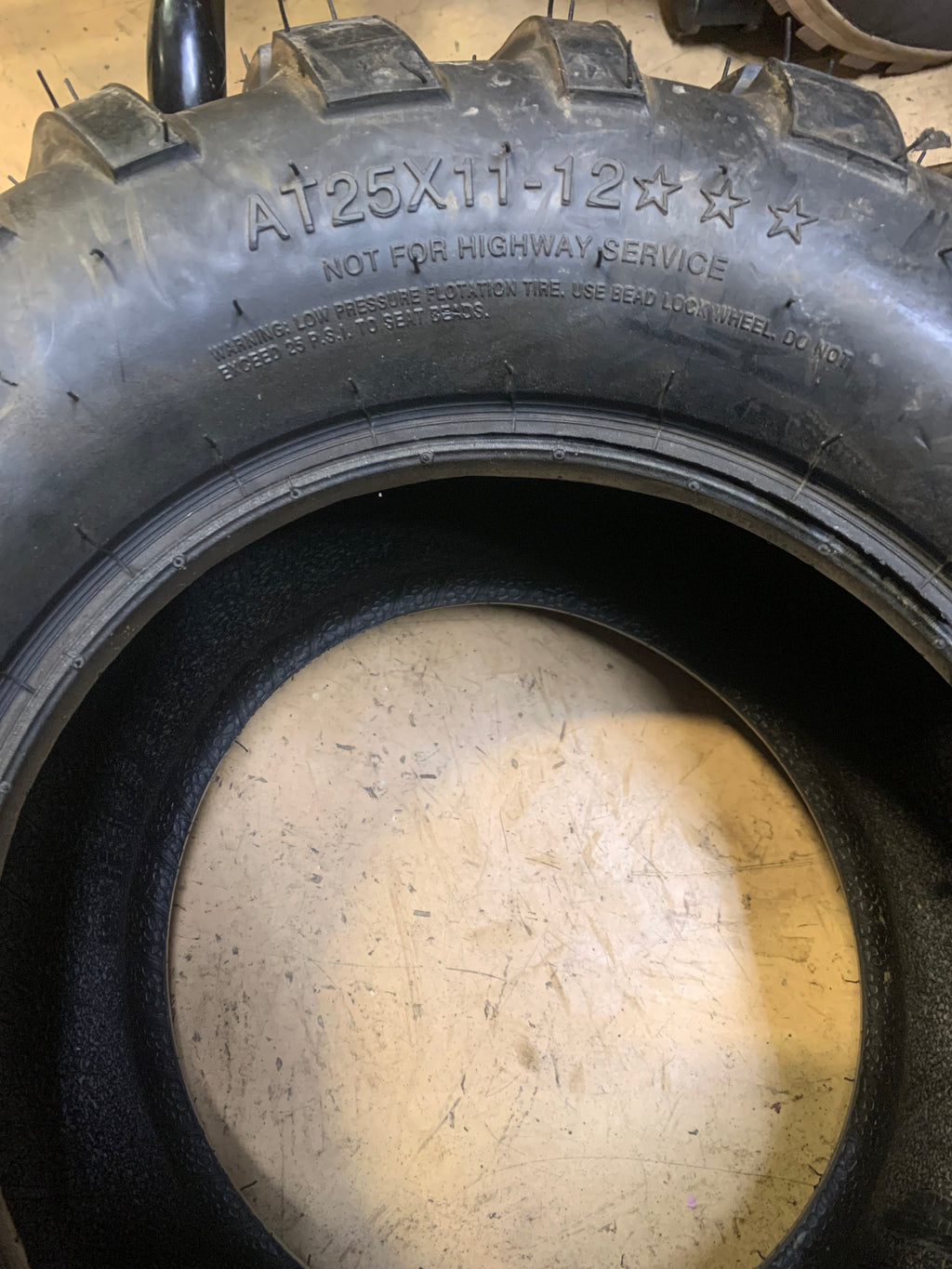 NOS CARLISLE AT489 XL BSW AT 25 11 12 ATV/UTV TIRE 560491