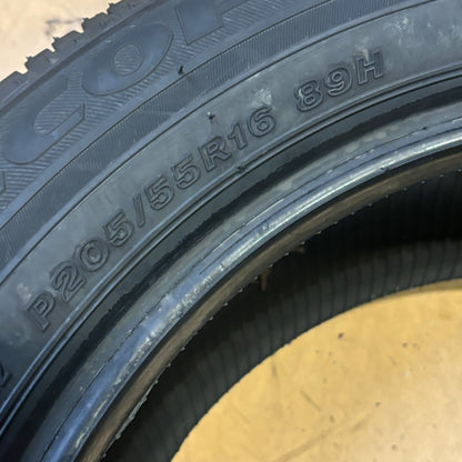 2 BRIDGESTONE ECOPIA EP422 P 205 55 16 89H SL ALL SEASON TIRE 004285