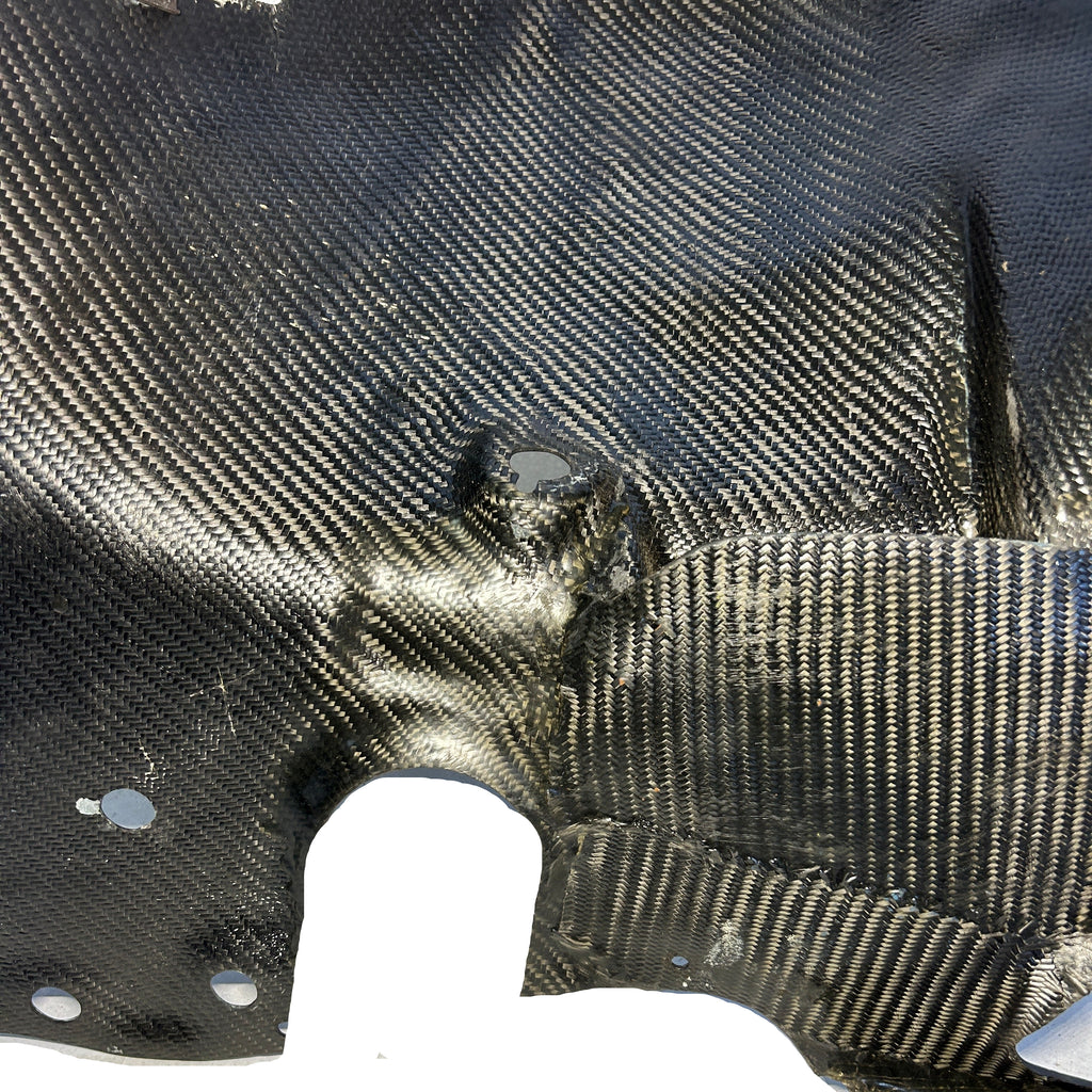USED PORSCHE 911 FAN SHROUD HOUSING CARBON FIBER