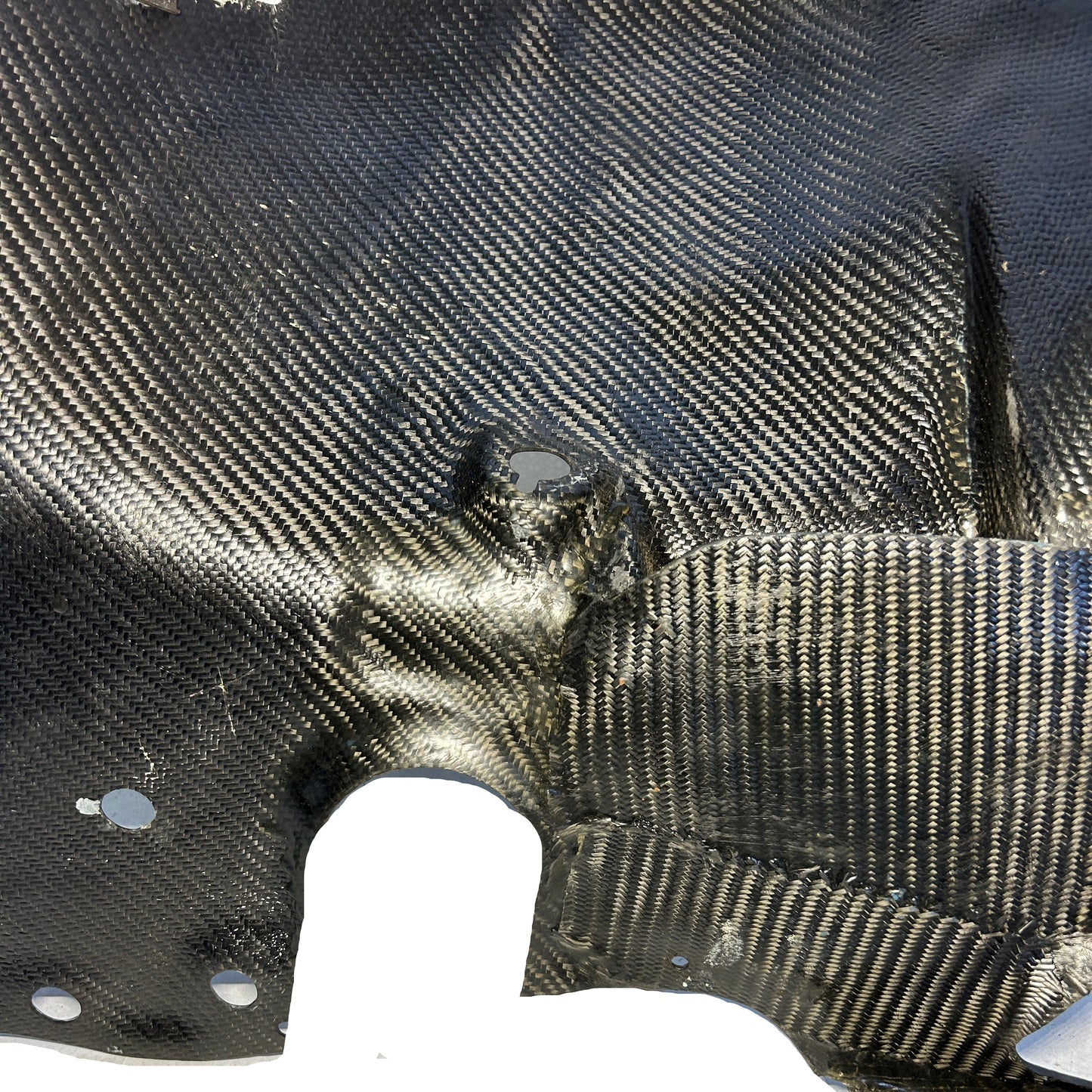 USED PORSCHE 911 FAN SHROUD HOUSING CARBON FIBER