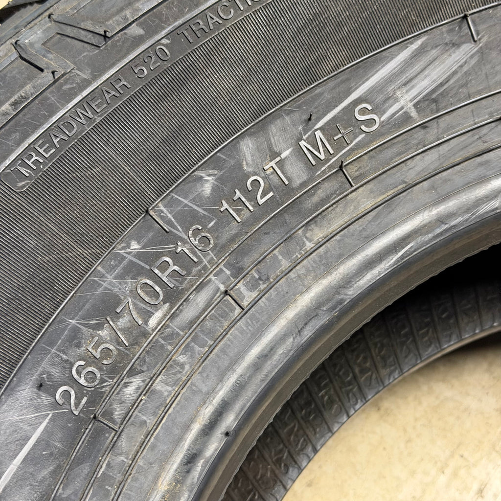 NOS TRAVELSTAR ECOPATH A/T  BSW  P 265 70 16 112T SL ALL TERRAIN TIRE LLSUV014