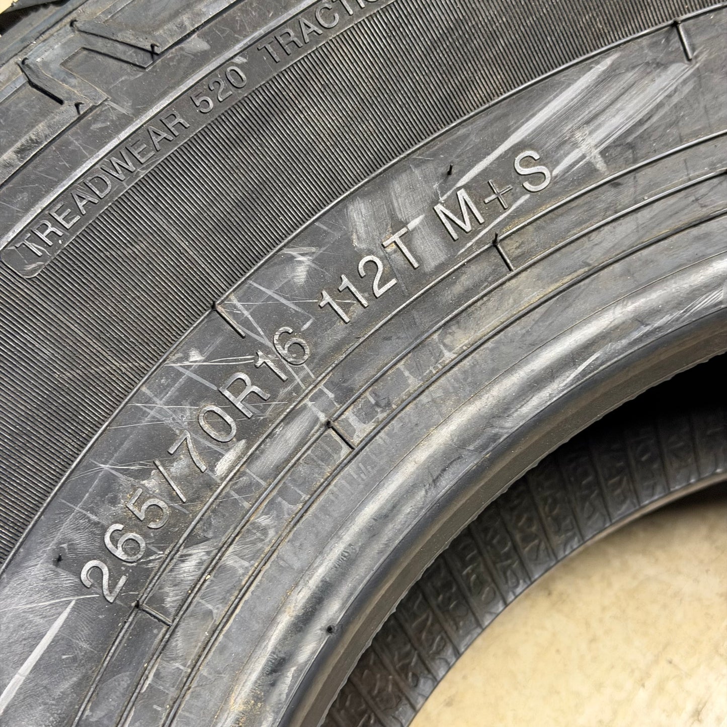 NOS TRAVELSTAR ECOPATH A/T  BSW  P 265 70 16 112T SL ALL TERRAIN TIRE LLSUV014