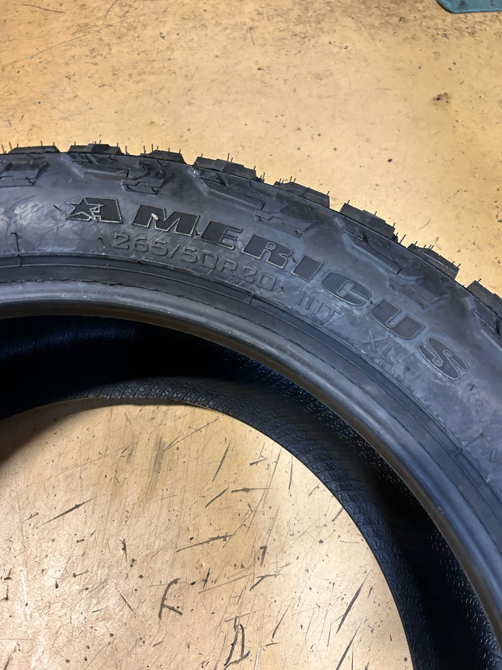 2 AMERICUS RUGGED A/TR BSW P 265 50 20 111T XL ALL TERRAIN TIRE AMD1102