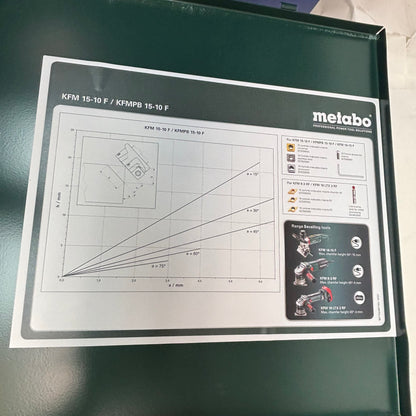 METABO PORTABLE BEVELING MACHINE 10MM SIZE KFM 15-10 F