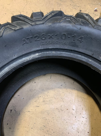 NOS QIND X-CROSS COUNTRY BSW AT 26 10 14 53N 6PLY ATV/UTV TIRE 261014