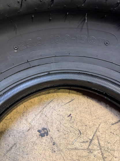 2 AMERICAN RACER SD-38 RWL 25 10 13 RACING TIRE J43FN