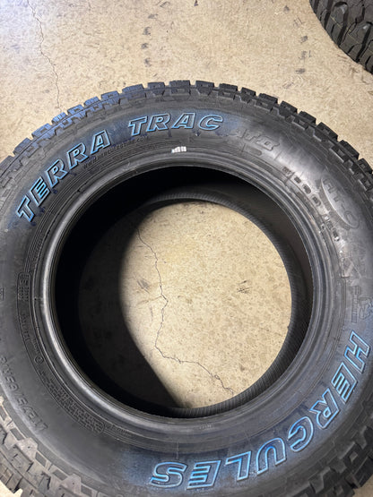 NOS HERCULES TERRA TRAC AT II OWL LT 275 65 18 123/120S 10PLY ALL TERRAIN TIRE 04116